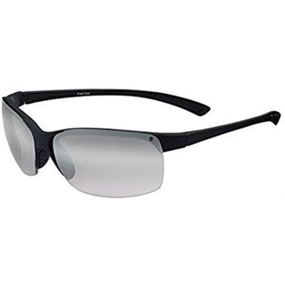 Foster Grant Perimeter Black Rimless Sunglasses Black Polarized Lens #90490 - Picture 1 of 1